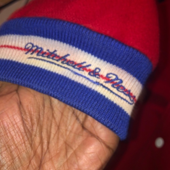 MITCHELLNESS AUTHENTIC THROWBACKS HEAVY WOOL JACKETS TEAM JACKETS - Picture 12 of 13